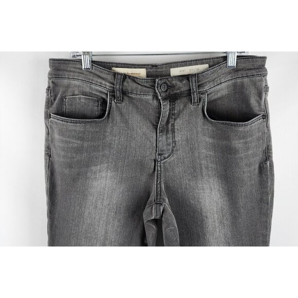 Pilcro & The Letterpress Jeans Womens 32x28 Gray Stet Skinny Leg Denim - Picture 2 of 10
